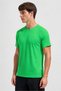 Men Sportswear Fit Short Sleeve Running T-Shirt, Green - 3