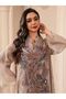 Mesh Embroidery-luxurious Beaded Appliqué-long Jalabiya Loose-fitting-slimming Dress Fashionable Evening Gown - 7