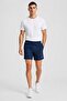 Men Sportswear Fit Training Shorts, Navy - 2