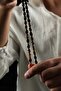 Silver zulfiqar sword design beyzi model hareli fire-i sıkma amber rosary - 2