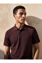Esvab • Modern & Distinctive Devrik Roba Collar Striped Men's T-Shirt