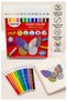 Felt-Tip Pen 12 Colors 1 Pack Fatih Slim 12-Pack Felt-Tip Pen Vivid Colors Washable Quality School Supplies