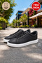 Women's Casual Sneakers Women's Sneaker Sports Shoes Genuine Leather Style Sports Shoes - 3