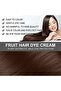 Fruit Hair Dye Cream, Natural Plant Extracts Unisex Hair Dye With Comb, Gray Coverage (Brown Black) - 2