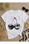 Women's Basic Cherry Digital Printed T-Shirt