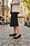 027-223 Tulle Bead Embroidered Stylish Comfortable Women's Ballet Flats with Baretli - 6