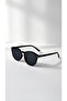 Alcor- Men's Sunglasses Uv 400 Protection Oval Black New Season Style with Case and Cloth Gift - 4