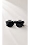 Alcor- Men's Sunglasses Uv 400 Protection Oval Black New Season Style with Case and Cloth Gift - 6