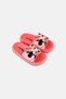 Mickey And Friends Toddlers Girl Minnie Mouse Slip On Slides, Coral - 2
