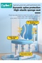 Enlarged Kids Table and Chair Set, Kid Study Table, Multifunctional Children's Reading Study Activity Desk, Ergonomic Toddler Chairs, with Sitting Posture Corrector, Storage Drawer, Bookcase, Reading - 5