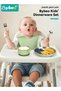 5 PCS Baby Feeding Set,Stainless Steel Suction Plates and Bowls with Silicone Fork and Spoon Utensils,Infant Feeding Supplies,Baby Led Weaning Set for Newborns,Toddlers - 2