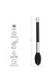 30cm Silicone Kitchen Tongs – Stainless Steel Cooking Tongs with Heat Resistant Nonstick Safe Silicone Tips
