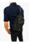 Seventeen Unisex Large Size Lightweight and Durable Crossbody Body Bag Black-Yellow - 3