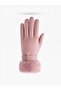 Parachute Fabric Fur Touchscreen Plush Women's Gloves - 2