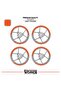 Yamaha Xmax Wheel Rim Strip – Half Rim Cover & Xmax Lettering Sticker Set - 2