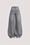 Baggy Loose Pocket Wide Leg Retro Look Jeans - 2