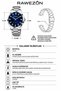 Men's Wristwatch Steel Band Analog Blue Dial 3 Atm Water Resistant Classic Wrist Watch - 6