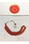 Globe Cut Fire Amber Praying Beads - 3
