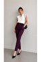Plum Belted Trousers - 2Y51269