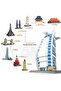 Building Blocks World-Famous Building Three-Dimensional Model Children Diy Mosaic Toys 3210-8211 - 3