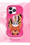 Realme C51 Compatible Case Camera Protector Red Silicone Couple Phone Case Rabbit Pattern - 2
