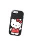 iPhone 8 Plus Compatible Case with Camera Protector Black Silicone Couple Phone Case with Kitty Pattern - 3