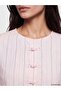 Lcw Vision Pink Striped Modal Blend Peplum Blouse - 3