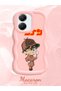 Poco X7 Pro Compatible Case Camera Protector Pink Silicone Couple Phone Case Conan Pattern - 2