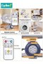 Baby Swing, Infant Crib Rocking Chairs, Portable Babies Rocker Chair, Electric Bouncer for Infants Boys Girls, 3 Seat Positions 4 Speeds, Bluetooth Music, Harness Belt and Remote Control - 8