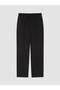 Black Elastic Waist Women's Trousers - 6