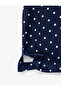 High Waist Polka Dot Interlock Sports Shorts Skirt - 8