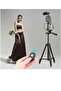 Vlogging Live Streaming Kit With Microphone Tripod - 4