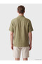 Southblue Khaki Regular Fit Resort Collar Men's Shirt - 4