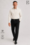 Relaxed Fit Long Sleeve Striped Classic Men's Dad Shirt - 5