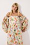 Matira Off-Shoulder Floral Print Maxi Dress Ravela - 3