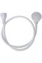 White Bath Sink Single Tap Shower Attachment Head Hose Spray -washing / Dresser - 5