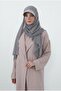 Practical Chiffon Shawl with Combed Cotton Visor, Ss-3 - 2