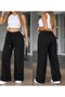 Women's High Waist Elastic Lace-Up Jeans