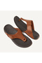 Men's Plain Open-Toe Toe-Post Sandals - 3