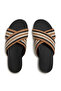 Women's Gracie Stripe-Webbing Cross Slides - 2