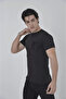 Men's mesh pocket slim fit t-shirt - black