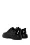 Men's Black Lace-Up Thick Soled Leather Casual Shoes Wm730007Da - 6