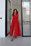 Red Belted Shirt Dress - 5