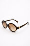 Oblamow Bat Unisex Leopard Frame Nude Ultra Light Uv400 Filtered Sunglasses - 4