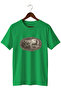 Hunter Printed Unisex T-Shirt – Deer and Wild Boar Themed Outdoor Crew Neck