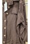 Italian Linen Jacket with Sequin Detail on the Shoulder - 4