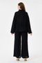 Women's Black Italian 100% Linen Tie-Waist Shirt and Trouser Linen Suit Size 40 - 46 - 7
