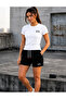 T-Shirt Shorts 2-Piece Combination Thin Summer Sweat-Absorbing Ex Printed Women's / Men's Unisex Model