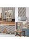 10 Pcs 3D Wall Panels Peel and Stick Foam for Indoor Wall Decor, PVC Foam Kitchen Backsplash, Faux Stone Wall Panel Self-Adhesive Wallpaper for Kitchen, Bathroom, Bedroom (30x30cm) - 2