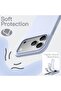 Silicone Case for iPhone 17 Pro, Mist Blue | Silky Soft Touch, Shockproof Protection, Scratch - 4